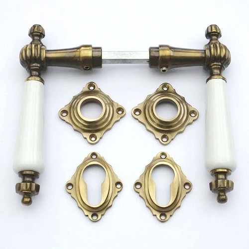 Jugendstil türklinke messing - türklinke,