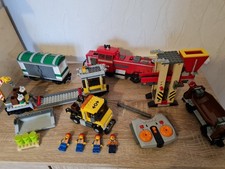 Lego Eisenbahn 3677 Komplett mit Anleitung und 36 Extra Schienen/ Weichen/ 