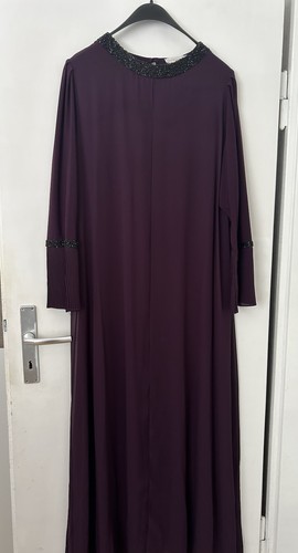 Damen abendkleid lila schwarz - abendkleid,