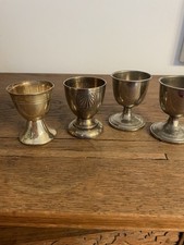 Konvolut 4 Vintage Eierbecher