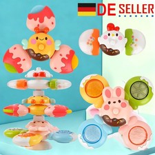 Saugnapf Spielzeug Baby 3 Stück Fidget Spinner Baby Saugnapf Spinner geschenk DE