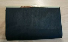 NEU PRIMARK DAMEN CLUTCH Portemonnaie Tasche Gold Schwarz