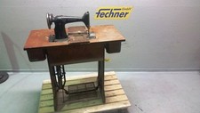 Standart Nähmaschine SINGER Holz Tisch schmiedeeisernes Metallgestell