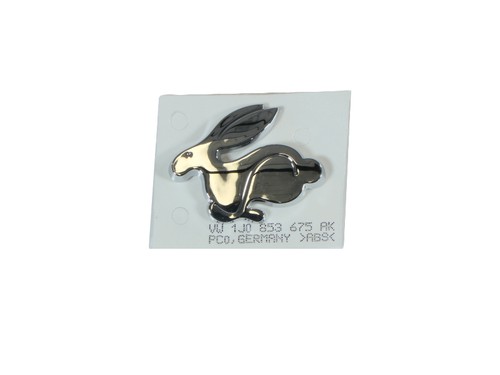 Rabbit hase chrom emblem - hase,