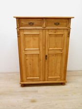 schönes Weichholz-Vertiko im Landhausstil, Schrank, Kommode von Antik-Lux