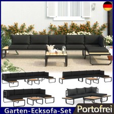 Lounge Sitzgruppe Alu WPC Eck