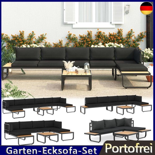 Lounge sitzgruppe alu wpc - sitzgruppe,