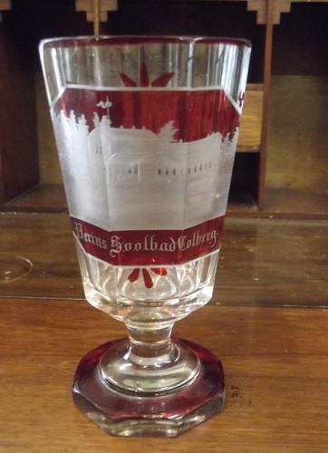Fußbecher biedermeier - fußbecher,,