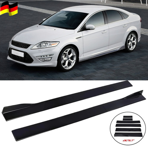 2m schwarz glänzend - schwarz,