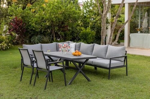 Eck lounge set sitzgruppe - set,