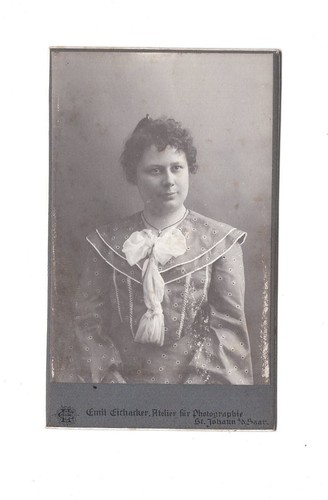 Cdv foto damenportrait - cdv,