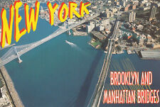 Postkarte - Vereinigte Staaten - New York City - Manhattan Bridges - unversandt