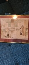 Bild ,Druck, Carl Larsson (1853-1919) (im Schlafzimmer der kleinen Mädchen)