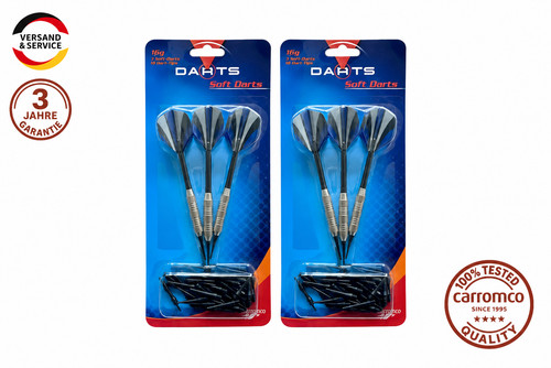 2er set carromco softdarts - softdarts, 3
