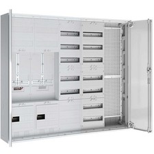 Zählerschrank, 1x 3-Punkt, 1x RES/TSG, 2x Verteilerfelder, APZ, Multimediafeld