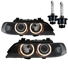 Xenon D2S Scheinwerfer Angel Eyes für BMW E39 Limo 00-03 Schwarz + D2S Brenner