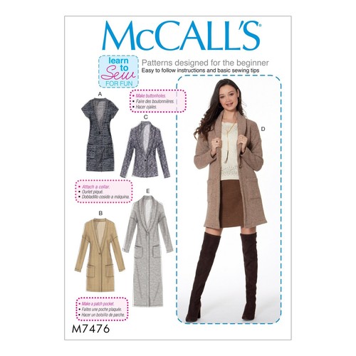 Mccalls schnittmuster m7476 - mccalls,
