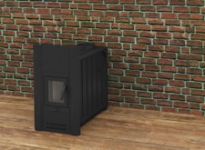 "Olsberg  Heizeinsatz Concept 12 Kachelofen Einsatz Front 42 x 79 cm Mörtel