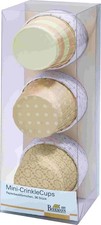 Cupcake Muffin Förmchen Backform Papier Birkmann Mini-Crinkle Cups Sommer Ø 5cm 
