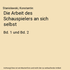 Die Arbeit des Schauspielers