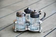 Tschechische Art Deco Menage