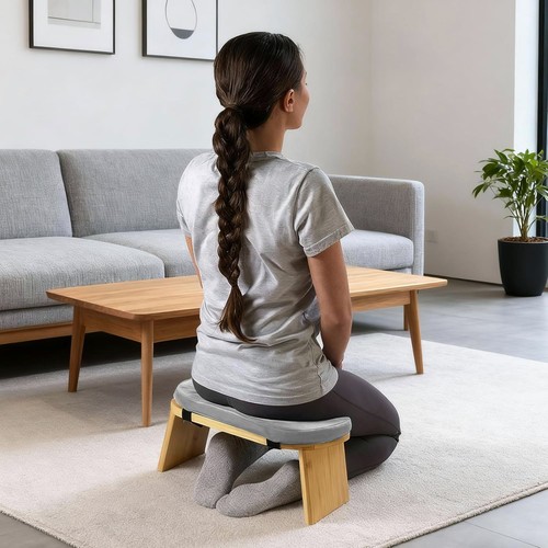 Meditationsbank aus bambus - aus,