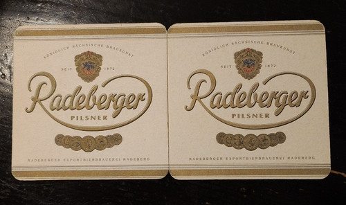 Bierdeckel radeberg radeberger - bierdeckel,