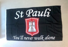 Fahne Flagge St. Pauli - You`ll never walk alone - 90 x 150 cm