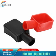 2PCS Batterie Polabdeckung Pol Schutzkappe Kappen + Plus-Minus Abdeckung Satz DE