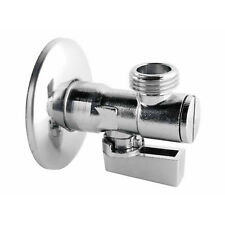 massives Filter Eckventil Kugelhahn Anschlussventil 1/2x3/8 Zoll - Messing Chrom