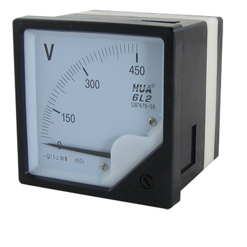 450v voltmeter analog - 0-450v,