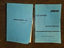 Fiat 124 Spider Reparaturanleitung 1982 englisch Werkstatthandbuch Kopie