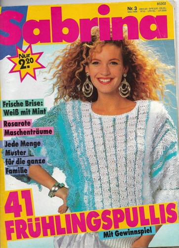 Strickheft sabrina 1988 - sabrina, 03/1988