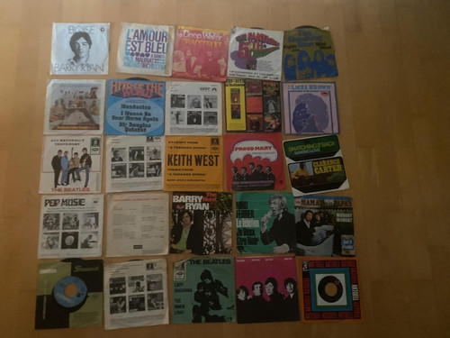 Sammlung platten aus - 7“,