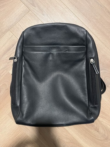 Estelle leder rucksack schwarz - leder,