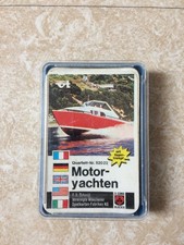 Quartett Kartenspiel Motor-Yachten Nr. 52022 von  F.  X. Schmid.   guter Zustand