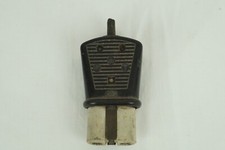 Schuko Bakelit Stecker für Heissgeräte DDR Keramik alte Technik Adapter vintage