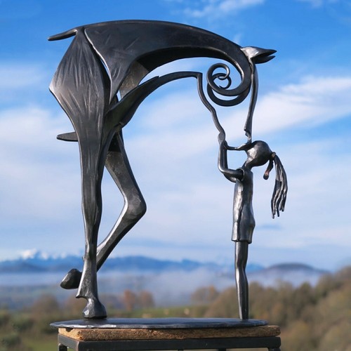 Kuss pferd skulptur moderne - kuss-pferd-skulptur,,