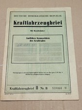 KFZ Brief Kraftfahrzeugbrief