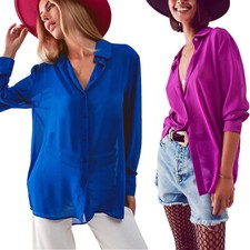 Ladies chiffon blouse shirt