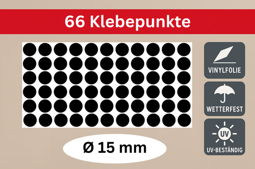 Klebepunkte mm - 15,