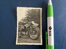 Foto Motorrad Mit Kind Pimpf 1937 Puch Zündapp DKW