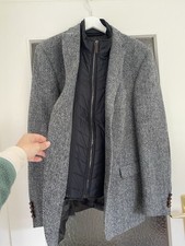 Harris Tweed Nordwind-Sakko Fishgrad -Tweed Tom Rusborg Gr. 54 Patches 