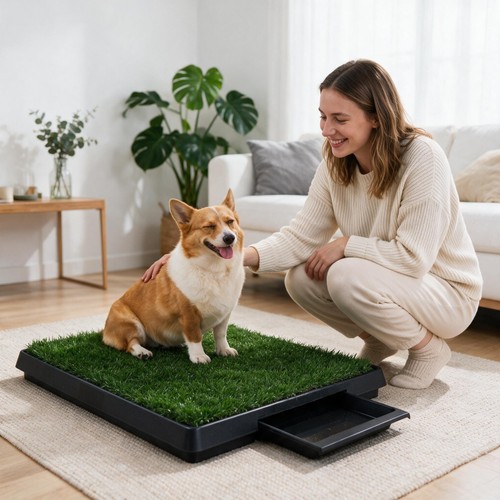 Hundeklo hundetoilette 63x50cm - hundeklo,