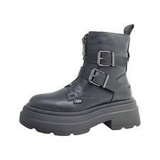 Buffalo BFL // MARS BIKER Damenschuhe Stiefel Schwarz Freizeit