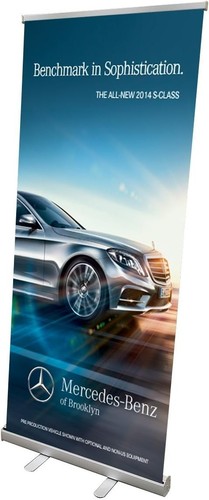 Retractable roll up banner - retractable,