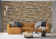 4,9qm/10 Stück 3D Wandpaneele Wand Dekoration Gold Paneele PVC Kunstgold Innen