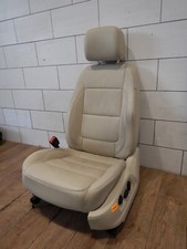 Sitz vorne links VW Tiguan 5N Leder Beige mit Airbag Sitzheizung elektrisch