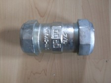 Gebo Temperguss Klemmverbinder , beidseitig zum  Klemmen 1 ¼" für Stahlrohr Kupp