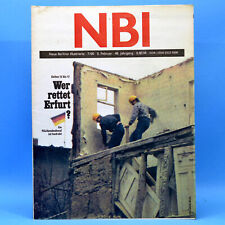 DDR NBI 7 1990 Erfurt Espenhain Bodybuilding Rumänien Steffi Graf Palast Post T